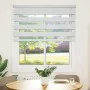 Estor cebra blanco 120x150 cm tejido ancho 115,9 cm poliéster de , Persianas y estores - Ref: Foro24-4014759, Precio: 31,13 €...
