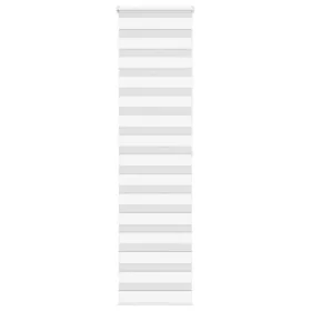 Estor cebra blanco 60x200 cm tejido ancho 55,9 cm poliéster de , Persianas y estores - Ref: Foro24-4014773, Precio: 24,83 €, ...