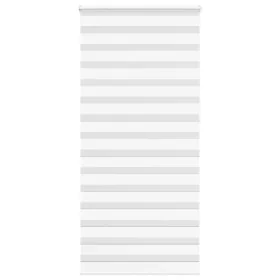 Estor cebra blanco 110x230 cm tejido ancho 105,9 cm poliéster de , Persianas y estores - Ref: Foro24-4014809, Precio: 34,82 €...