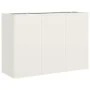 Jardinera de acero laminado en frío blanco 120x40x80 cm de , Maceteros y jardineras - Ref: Foro24-860718, Precio: 159,85 €, D...