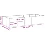 Jardinera oxidada 200x80x40 cm acero corten de , Maceteros y jardineras - Ref: Foro24-860758, Precio: 105,63 €, Descuento: %