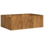 Jardinera oxidada 120x80x40 cm acero corten de , Maceteros y jardineras - Ref: Foro24-860751, Precio: 78,67 €, Descuento: %