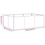 Jardinera oxidada 120x80x40 cm acero corten de , Maceteros y jardineras - Ref: Foro24-860751, Precio: 78,67 €, Descuento: %