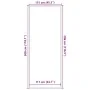 Felpudo marrón 115x300 cm de , Felpudos - Ref: Foro24-4105587, Precio: 70,51 €, Descuento: %