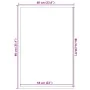 Felpudo negro 60x90 cm de , Felpudos - Ref: Foro24-4105558, Precio: 17,68 €, Descuento: %
