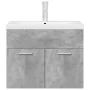Mueble de baño con lavabo incorporado y grifo gris hormigón de , Muebles de baño - Ref: Foro24-3324889, Precio: 185,41 €, Des...