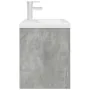 Mueble de baño con lavabo incorporado y grifo gris hormigón de , Muebles de baño - Ref: Foro24-3324889, Precio: 185,41 €, Des...