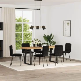 Silla de comedor 6 unidades terciopelo negro de , Sillas de comedor - Ref: Foro24-3315685, Precio: 256,91 €, Descuento: %
