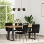 Sillas de comedor 4 unidades terciopelo negro de , Sillas de comedor - Ref: Foro24-3315239, Precio: 168,08 €, Descuento: %