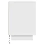 Mesilla de noche con luces LED blanca 38x34x50 cm de , Mesitas de noche - Ref: Foro24-861265, Precio: 47,42 €, Descuento: %