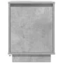 Bedside table with LED lights concrete gray 38x34x50 cm by , Nightstands - Ref: Foro24-861271, Price: 47,75 €, Discount: %