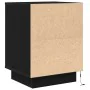 Mesilla de noche con luces LED negra 38x34x50 cm de , Mesitas de noche - Ref: Foro24-861267, Precio: 50,52 €, Descuento: %