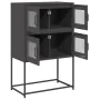 Aparador de acero negro 68x39x107 cm de , Aparadores - Ref: Foro24-853344, Precio: 95,31 €, Descuento: %