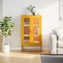 Mustard yellow steel sideboard 68x39x123 cm by , Sideboards - Ref: Foro24-853359, Price: 143,49 €, Discount: %