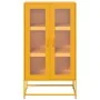 Mustard yellow steel sideboard 68x39x123 cm by , Sideboards - Ref: Foro24-853359, Price: 143,49 €, Discount: %