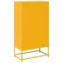 Mustard yellow steel sideboard 68x39x123 cm by , Sideboards - Ref: Foro24-853359, Price: 143,49 €, Discount: %