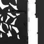 Garden gate design with black steel leaf 105x106 cm by , garden gates - Ref: Foro24-4100959, Price: 160,74 €, Discount: %