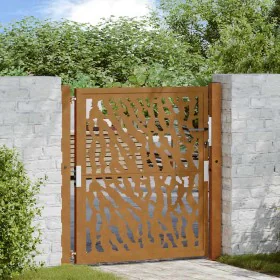 Gartentor-Design mit verwittertem Stahl-Latten 105x105 cm. von , Gartentore - Ref: Foro24-4100984, Preis: 167,45 €, Rabatt: %