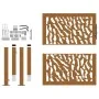 Gartentor-Design mit verwittertem Stahl-Latten 105x105 cm. von , Gartentore - Ref: Foro24-4100984, Preis: 167,45 €, Rabatt: %
