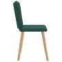 Sillas de comedor 6 unidades tela verde oscuro de , Sillas de comedor - Ref: Foro24-3315595, Precio: 299,32 €, Descuento: %