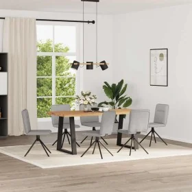 Sillas de comedor 6 uds tela gris nube de , Sillas de comedor - Ref: Foro24-3315611, Precio: 300,95 €, Descuento: %
