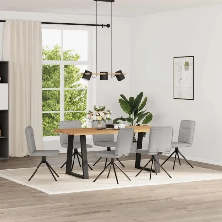 Sillas de comedor 6 uds tela gris nube de , Sillas de comedor - Ref: Foro24-3315611, Precio: 300,95 €, Descuento: %