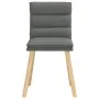 Drehbare Esszimmerstühle, 4 Stück, dunkelgraues Stoffpolster. von , Essstühle - Ref: Foro24-3315394, Preis: 214,98 €, Rabatt: %