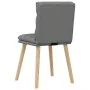 Drehbare Esszimmerstühle, 4 Stück, dunkelgraues Stoffpolster. von , Essstühle - Ref: Foro24-3315394, Preis: 214,98 €, Rabatt: %