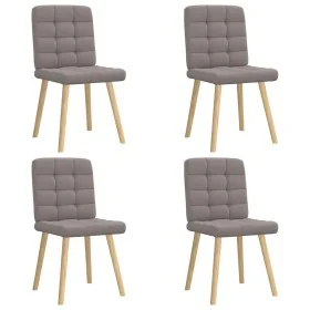 Sillas de comedor 4 unidades tela taupe de , Sillas de comedor - Ref: Foro24-3315197, Precio: 202,28 €, Descuento: %