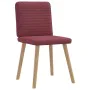 Essgruppenstühle, 4 Stück, Stoff in Weinrot. von , Essstühle - Ref: Foro24-3315247, Preis: 198,45 €, Rabatt: %