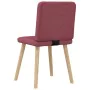 Essgruppenstühle, 4 Stück, Stoff in Weinrot. von , Essstühle - Ref: Foro24-3315247, Preis: 198,45 €, Rabatt: %
