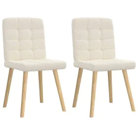 Dining chairs 2 units linen by , dining chairs - Ref: Foro24-4101102, Price: 109,71 €, Discount: %