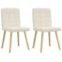Dining chairs 2 units linen by , dining chairs - Ref: Foro24-4101102, Price: 109,71 €, Discount: %