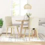 Dining chairs 2 units linen by , dining chairs - Ref: Foro24-4101102, Price: 109,71 €, Discount: %