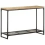 Mesa consola de madera maciza de mango 110x35x75 cm de , Mesas auxiliares - Ref: Foro24-320247, Precio: 123,07 €, Descuento: %