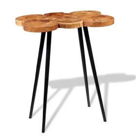 Mesa de bar de tronco madera maciza de acacia 90x60x110 cm de , Mesas de cocina y de comedor - Ref: Foro24-243959, Precio: 20...