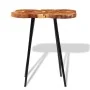 Mesa de bar de tronco madera maciza de acacia 90x60x110 cm de , Mesas de cocina y de comedor - Ref: Foro24-243959, Precio: 20...