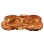 Mesa de bar de tronco madera maciza de acacia 90x60x110 cm de , Mesas de cocina y de comedor - Ref: Foro24-243959, Precio: 20...