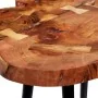 Mesa de bar de tronco madera maciza de acacia 90x60x110 cm de , Mesas de cocina y de comedor - Ref: Foro24-243959, Precio: 20...