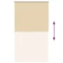 Estor Enrollable Opaco Beige 140x230 cm Tela Ancho 136,6 cm de , Persianas y estores - Ref: Foro24-4010824, Precio: 33,05 €, ...