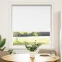 Estor Enrollable Opaco blanco 105x130 cm Tela Ancho 100,7 cm de , Persianas y estores - Ref: Foro24-4011883, Precio: 23,22 €,...