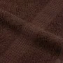 Toallas 2 uds 100% algodón marrón 100x200 cm 600 gsm de , Toallas - Ref: Foro24-136770, Precio: 40,35 €, Descuento: %