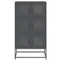 Aparador de acero gris antracita 68x39x123 cm de , Aparadores - Ref: Foro24-853352, Precio: 136,45 €, Descuento: %