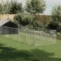 Caseta perros exterior con corral 8x2x1,5 m acero galvanizado de , Casetas para perros - Ref: Foro24-3329239, Precio: 255,37 ...