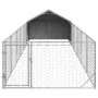 Caseta perros exterior con corral 8x2x1,5 m acero galvanizado de , Casetas para perros - Ref: Foro24-3329239, Precio: 255,37 ...