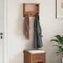 Perchero de pared SANDNES 45x12x35 cm madera maciza de pino de , Percheros para sombreros y abrigos - Ref: Foro24-4010451, Pr...