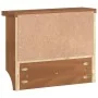 Perchero de pared SANDNES 45x12x35 cm madera maciza de pino de , Percheros para sombreros y abrigos - Ref: Foro24-4010451, Pr...