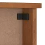 Perchero de pared SANDNES 45x12x35 cm madera maciza de pino de , Percheros para sombreros y abrigos - Ref: Foro24-4010451, Pr...