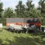 Cortaviento de camping impermeable gris naranja 344x120 cm de , Paravientos - Ref: Foro24-4009653, Precio: 27,44 €, Descuento: %