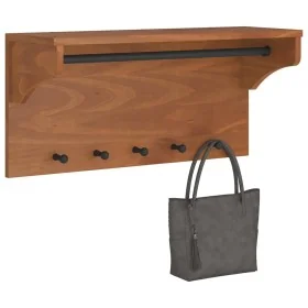 Perchero de pared SANDNES madera maciza de pino 87x30x42 cm by , Hat and coat racks - Ref: Foro24-4010472, Price: 67,51 €, Di...